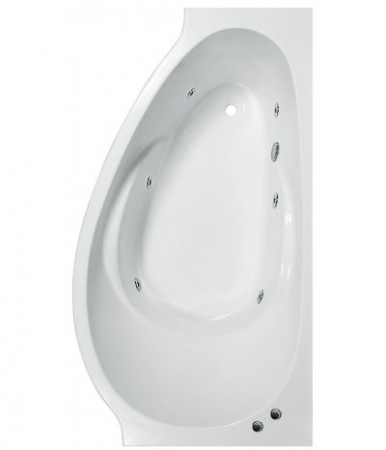 Ванна Эстет Грация 170x94 с гидромассажем (Правая) Ванна Эстет Грация 170x94 с гидромассажем (Правая)