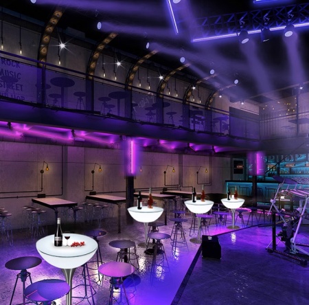 Комплект светящейся мебели Стол+2 стула V2 Комплект светящейся мебели Стол+2 стула V2