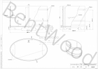 Купель овальная из дуба 1,02х1,68 Купель овальная из дуба 1,02х1,68